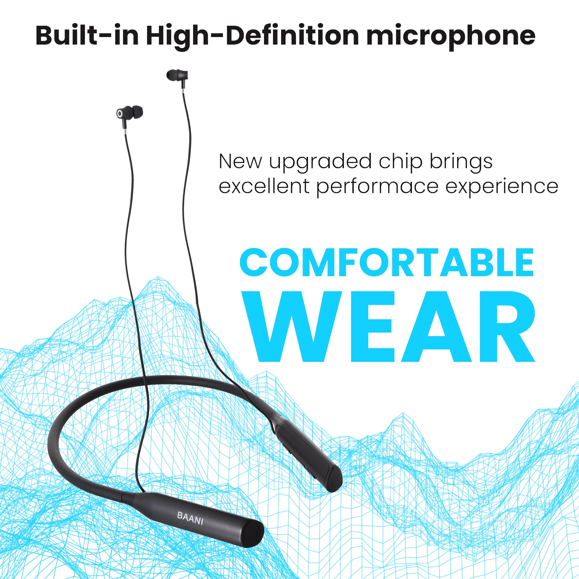 High Definition Microphone feature of Baani BN 206 Pro