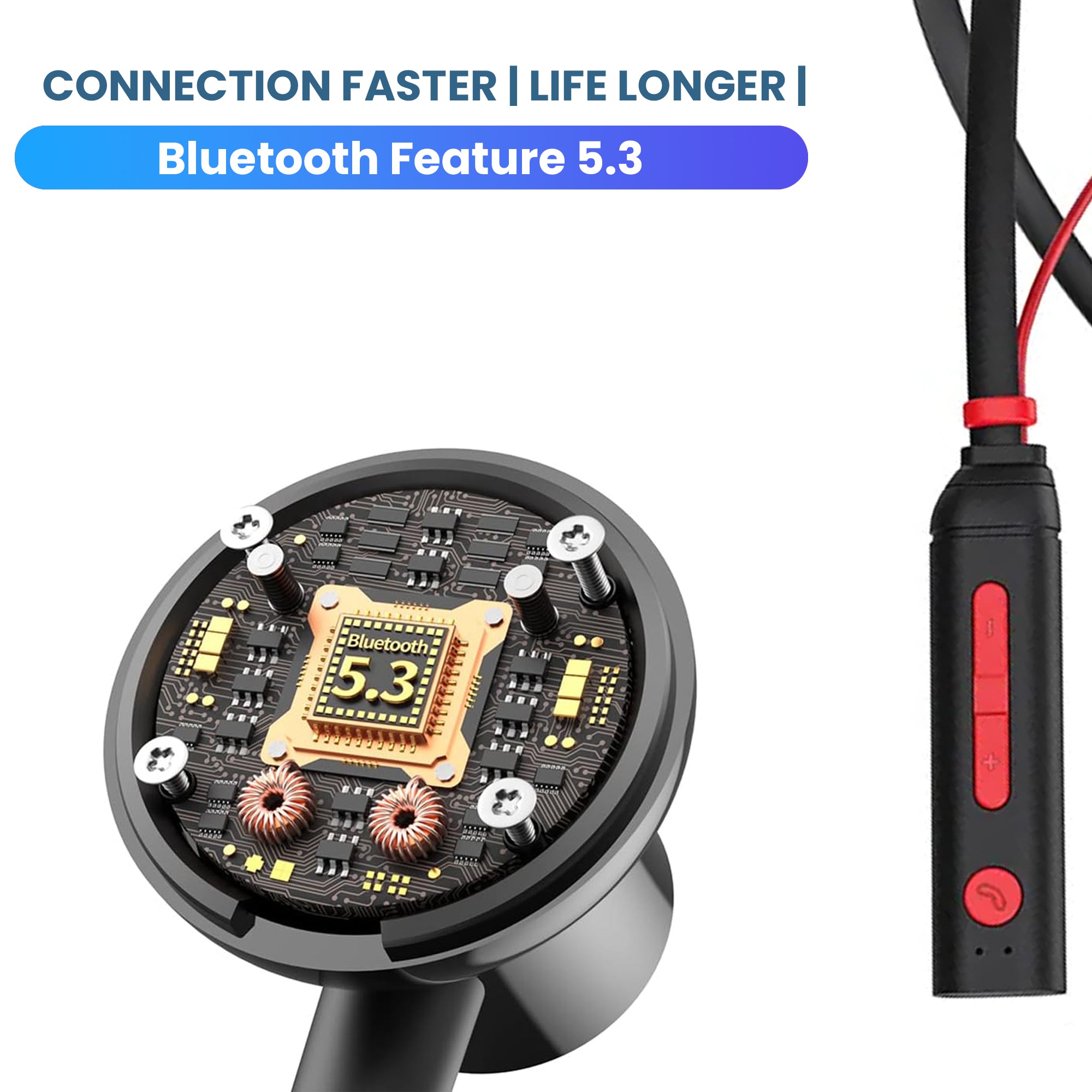 Bluetooth feature of BN 210 V neckbands