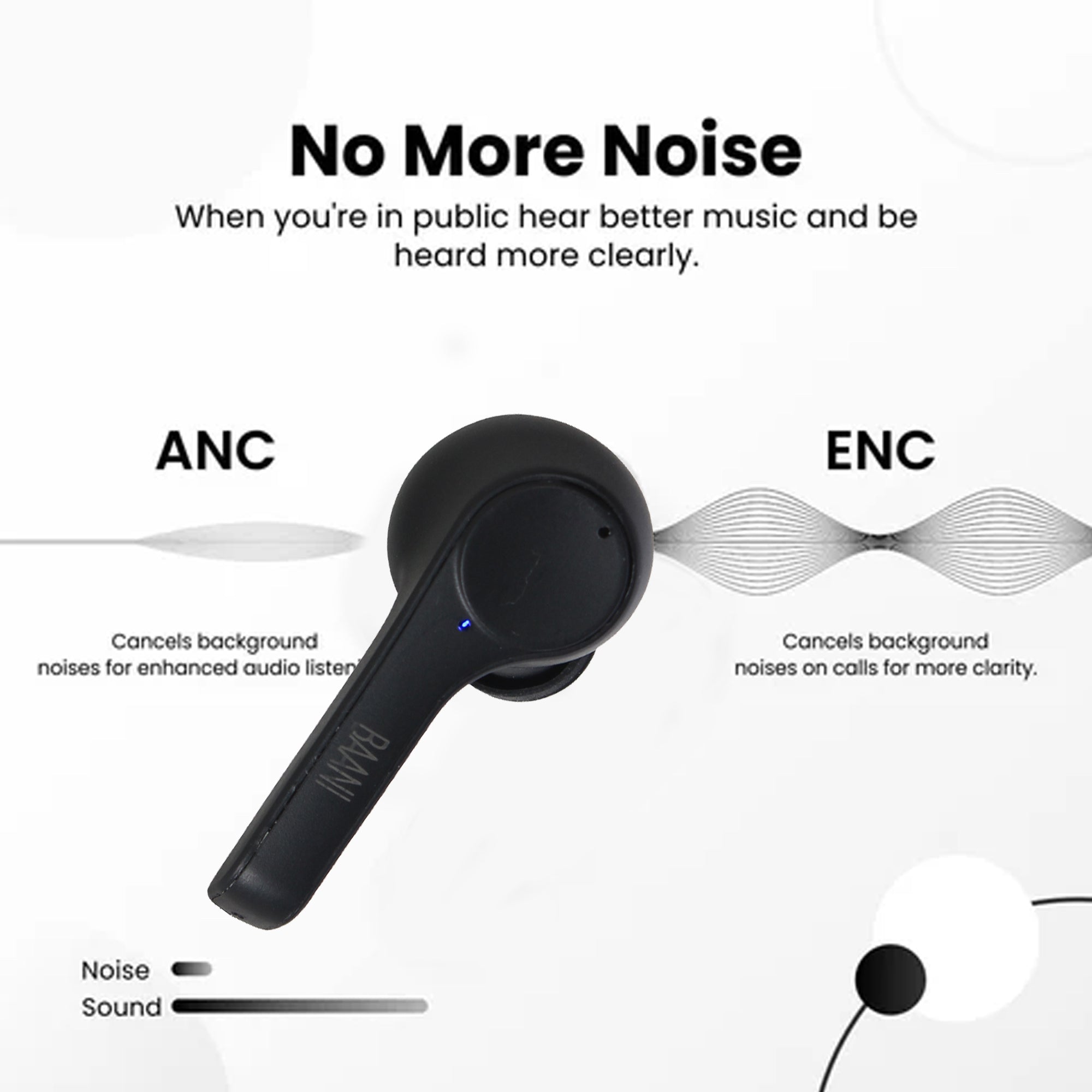 Noise cancellation feature of BN 201 