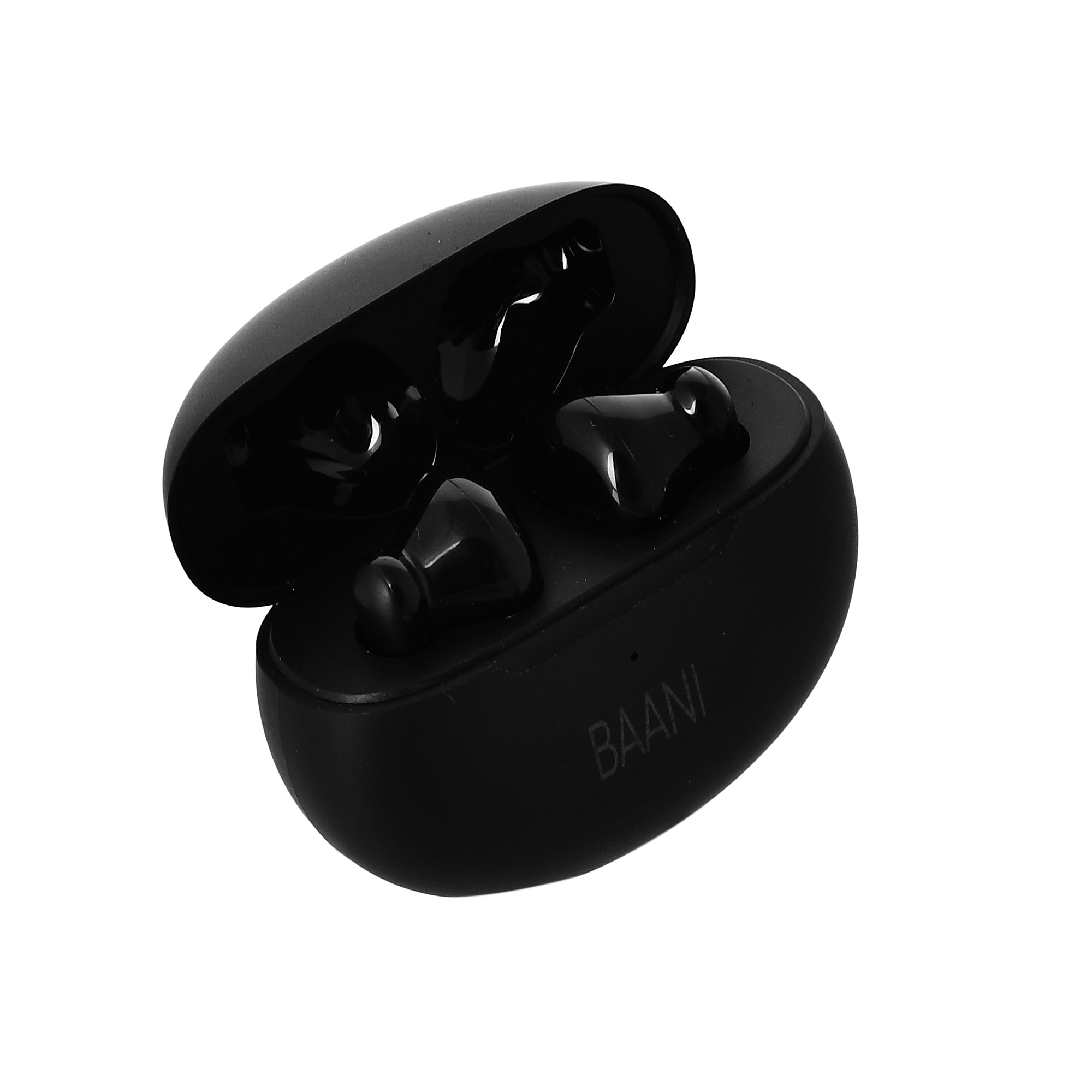 BT 101 Black earbuds with black case