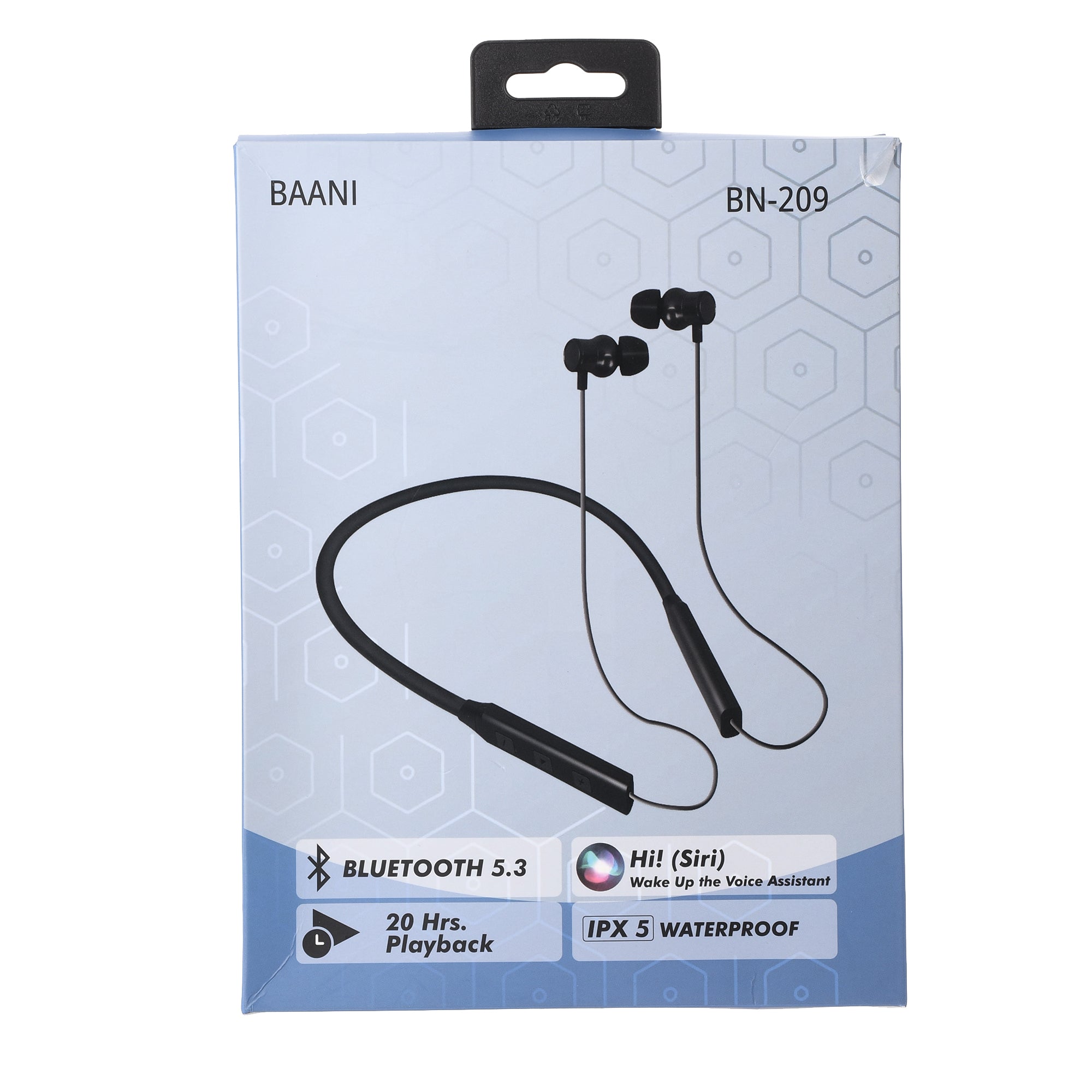 Packaging of Baani BN-209 Neckbands