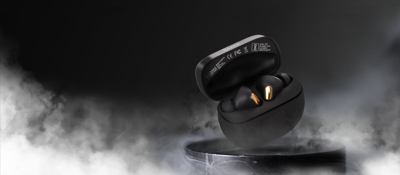 Black Earbuds With Case